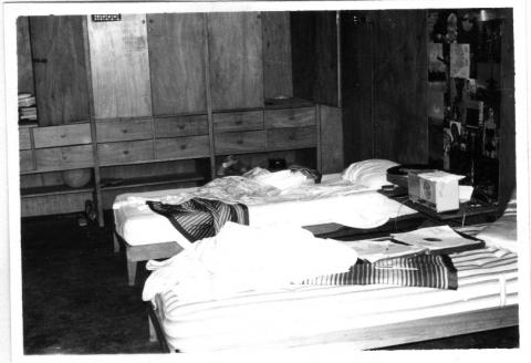 Foto do quarto de um apartamento - CRUSP