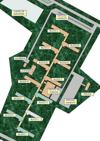 Planta de cada andar - CRUSP